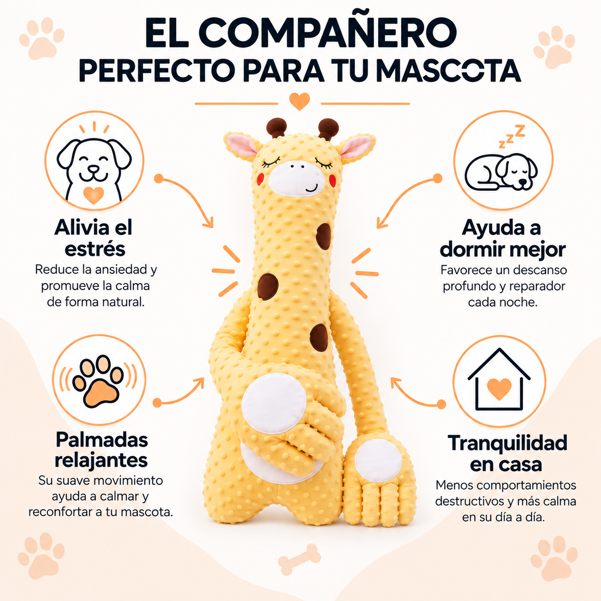 Peluche relajante para perros
