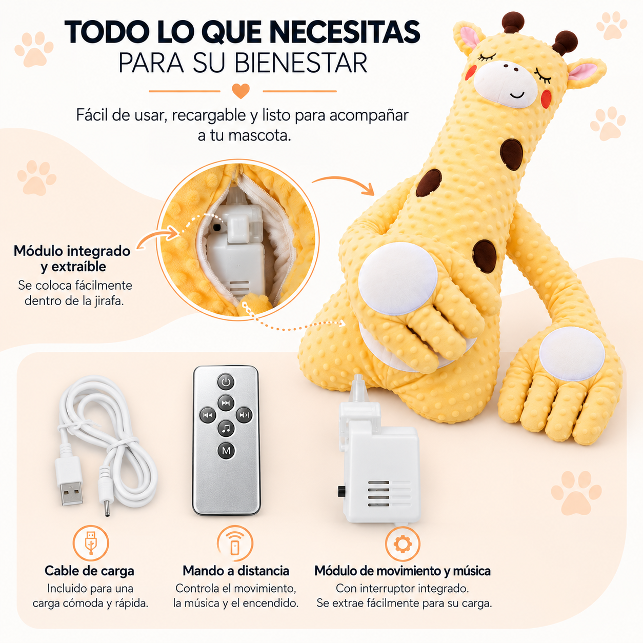 Peluche relajante para perros